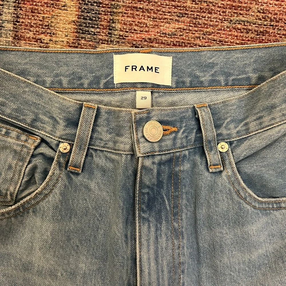 Frame High Rise Baggy Pocket Jeans size 29 - Picture 4 of 6